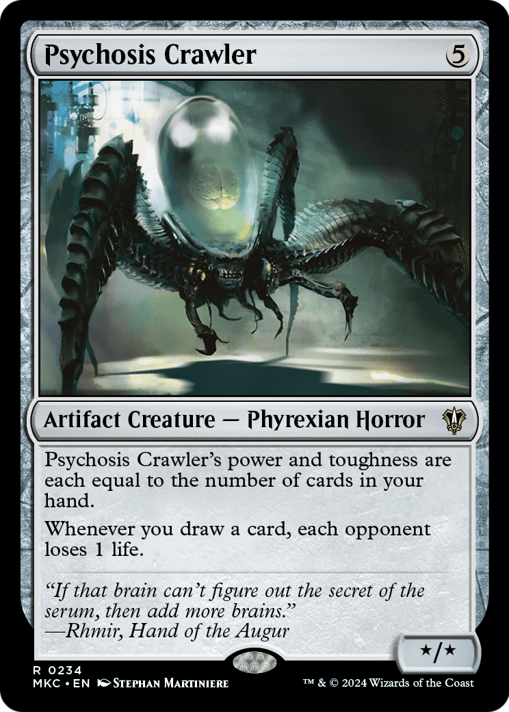 Psychosis Crawler (MKC-234) [Murders at Karlov Manor Commander]