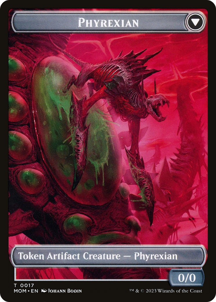 Incubator // Phyrexian (TMOM-017) [March of the Machine Tokens]