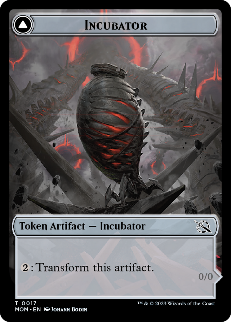 Incubator // Phyrexian (TMOM-017) [March of the Machine Tokens] Foil