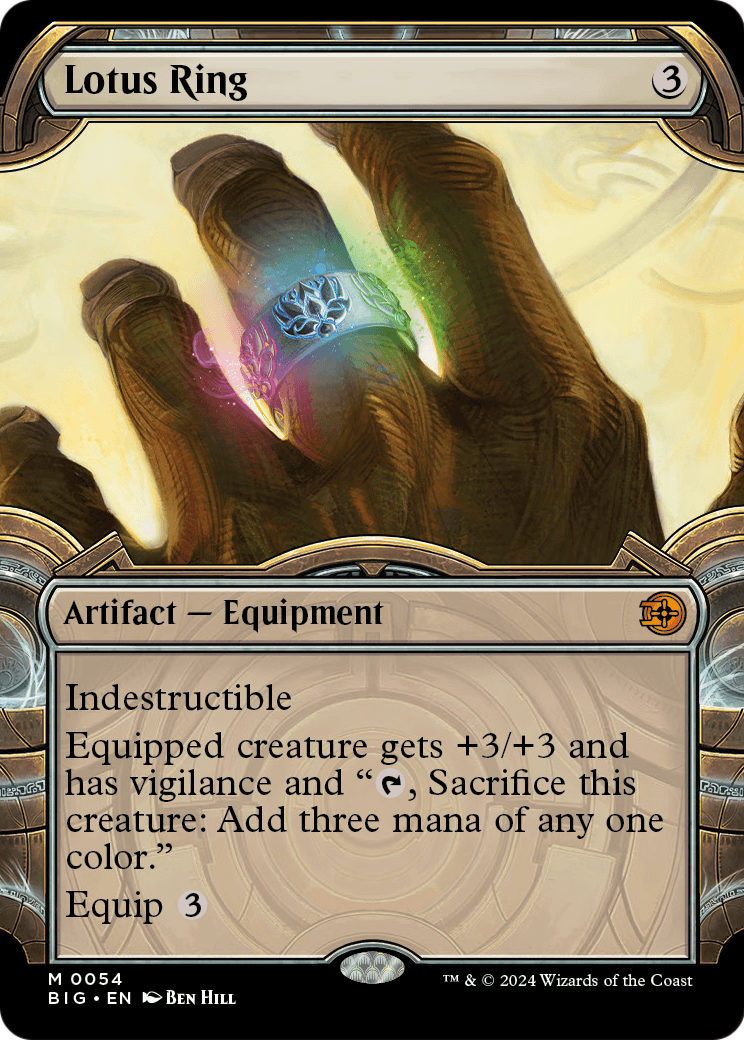 Lotus Ring (Showcase) (BIG-054) [The Big Score] Foil