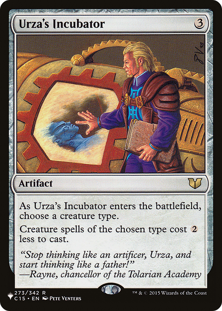 Urza's Incubator (LIST-273) [The List]
