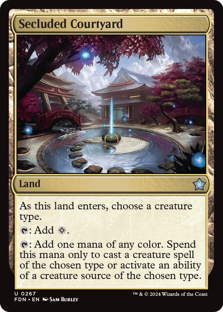 Secluded Courtyard (FDN-267) [Foundations]