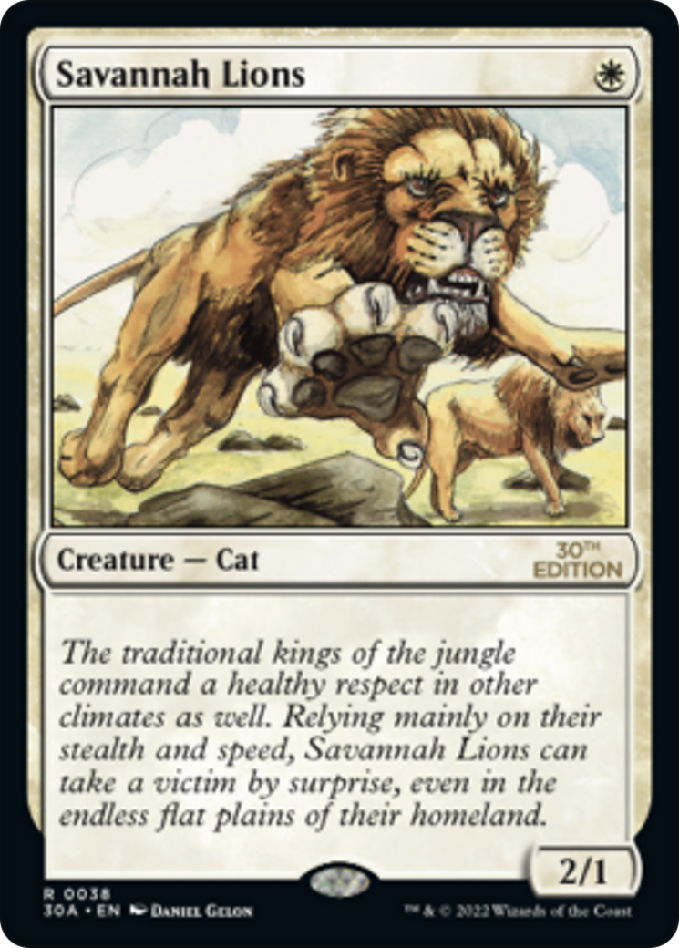 Savannah Lions (30A-038) [30th Anniversary Edition]