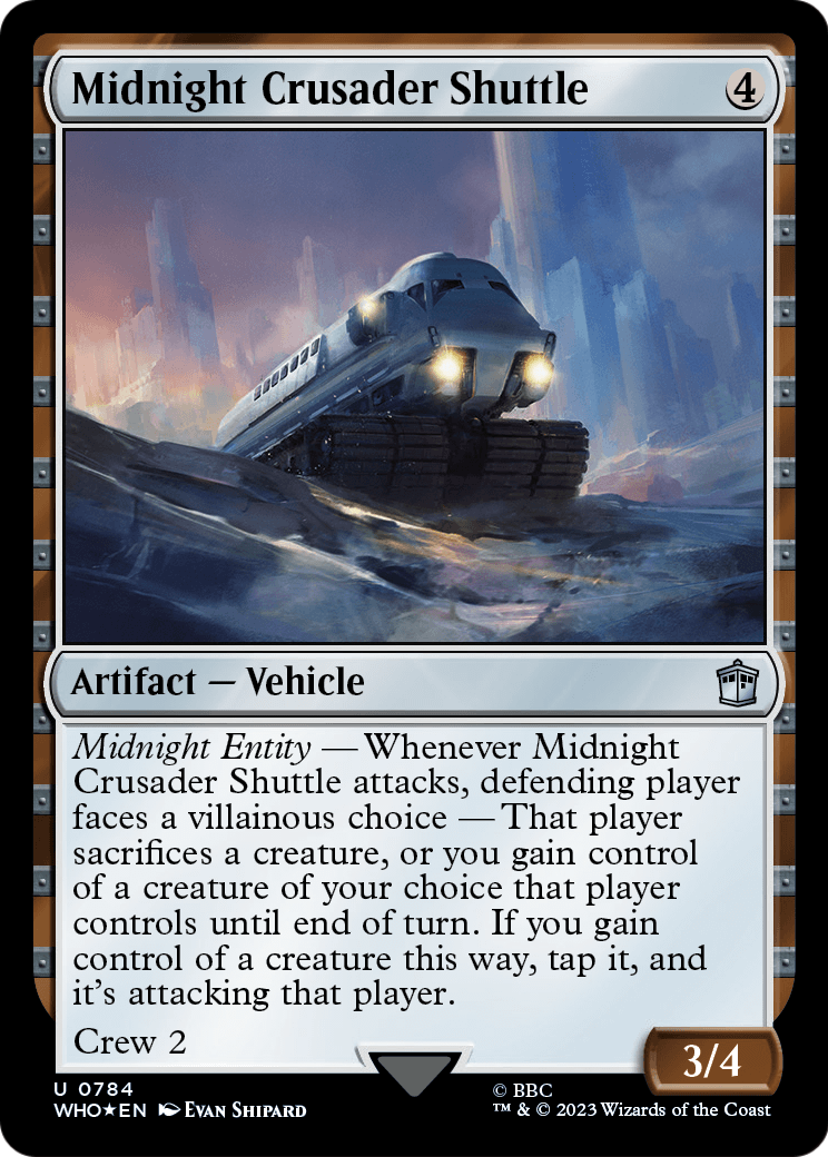 Midnight Crusader Shuttle (Surge Foil) (WHO-784) [Doctor Who] Foil