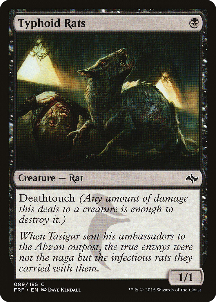 Typhoid Rats (FRF-089) [Fate Reforged]