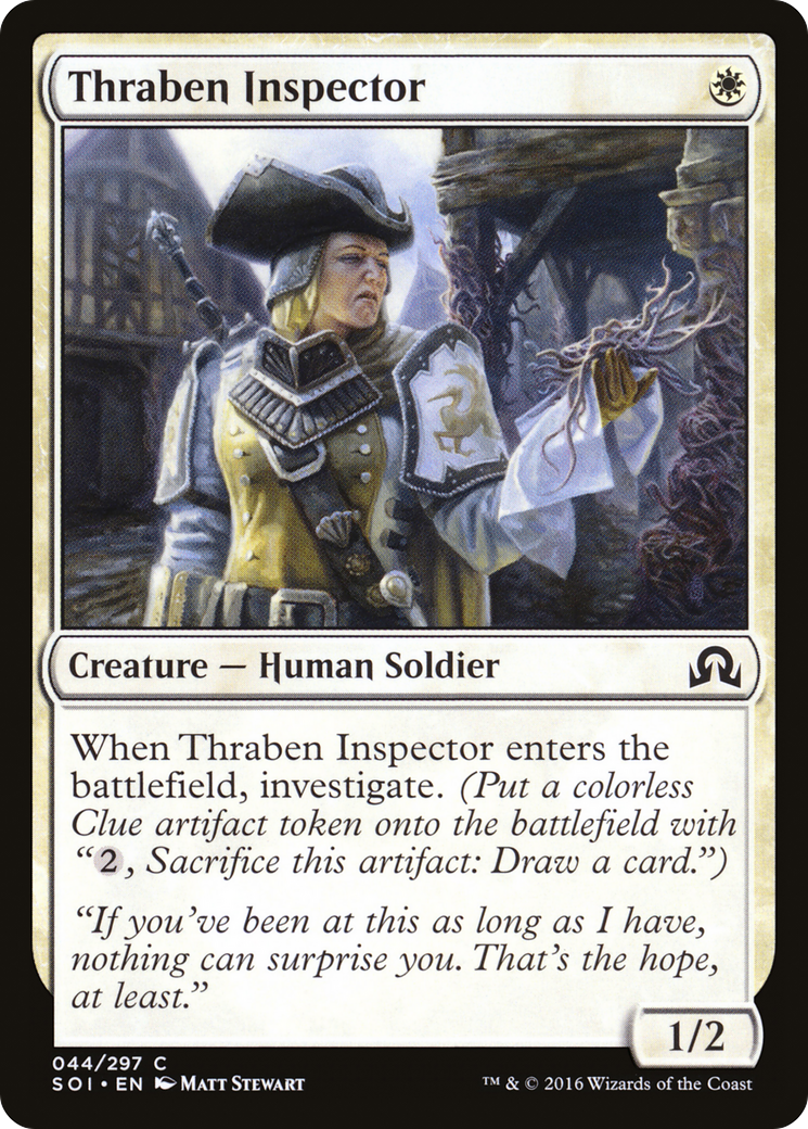 Thraben Inspector (SOI-044) [Shadows over Innistrad] Foil