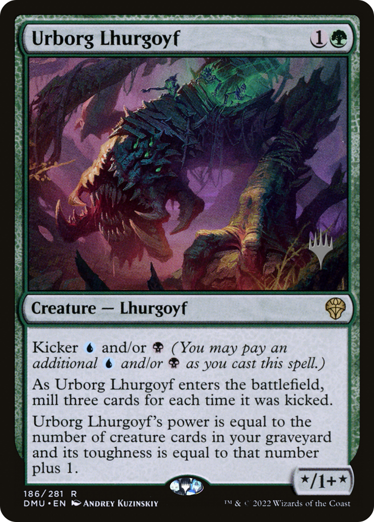 Urborg Lhurgoyf (PPDMU-186) [Promo Pack: Dominaria United Promos]