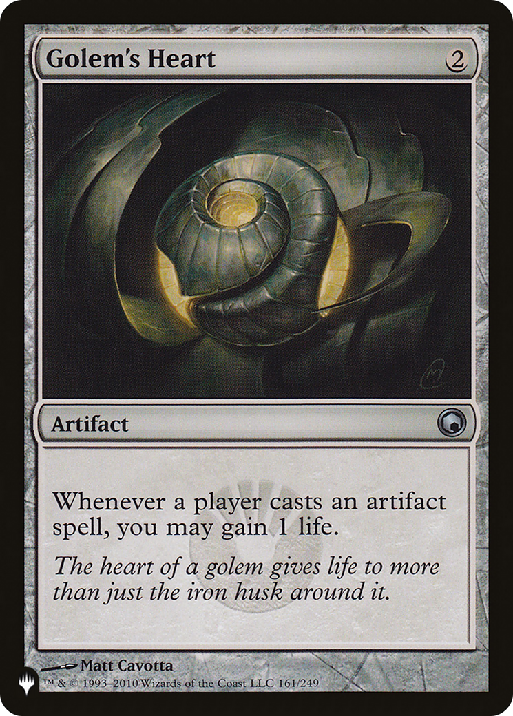 Golem's Heart (LIST-161/249) [The List]