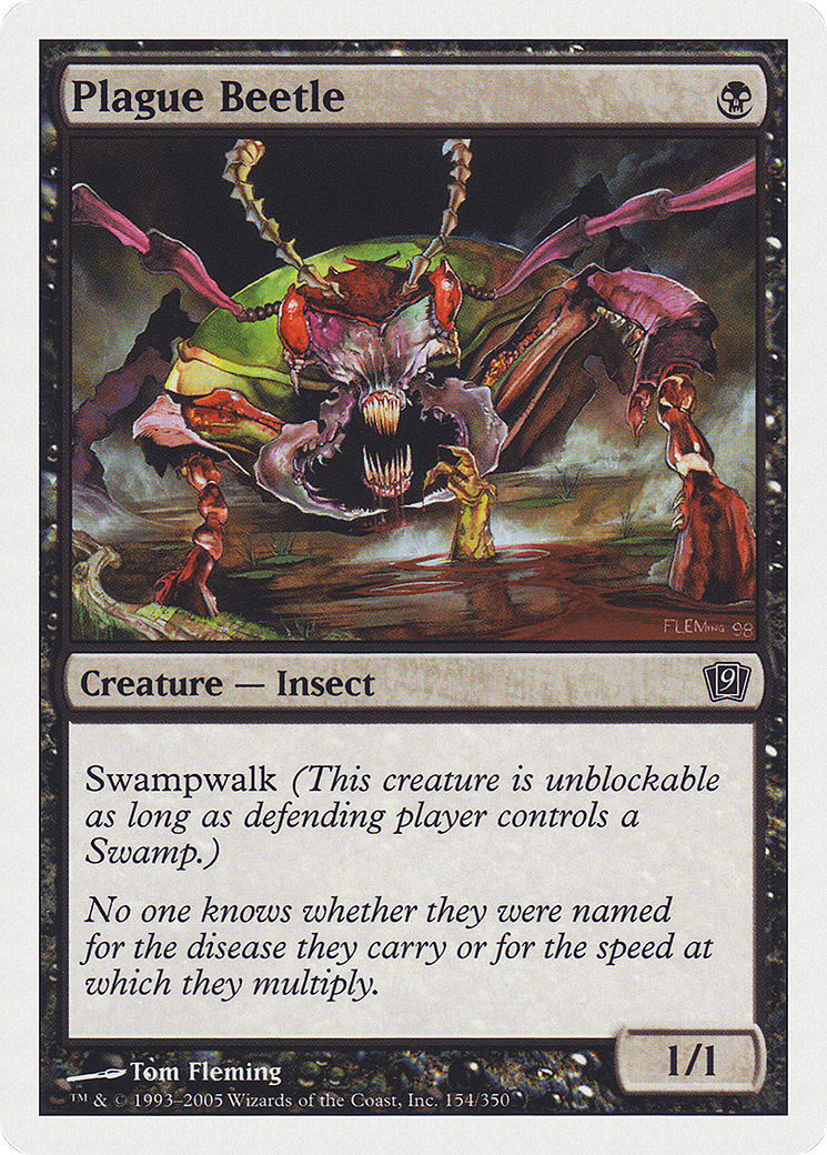 Plague Beetle (9ED-154) [9th Edition] Foil