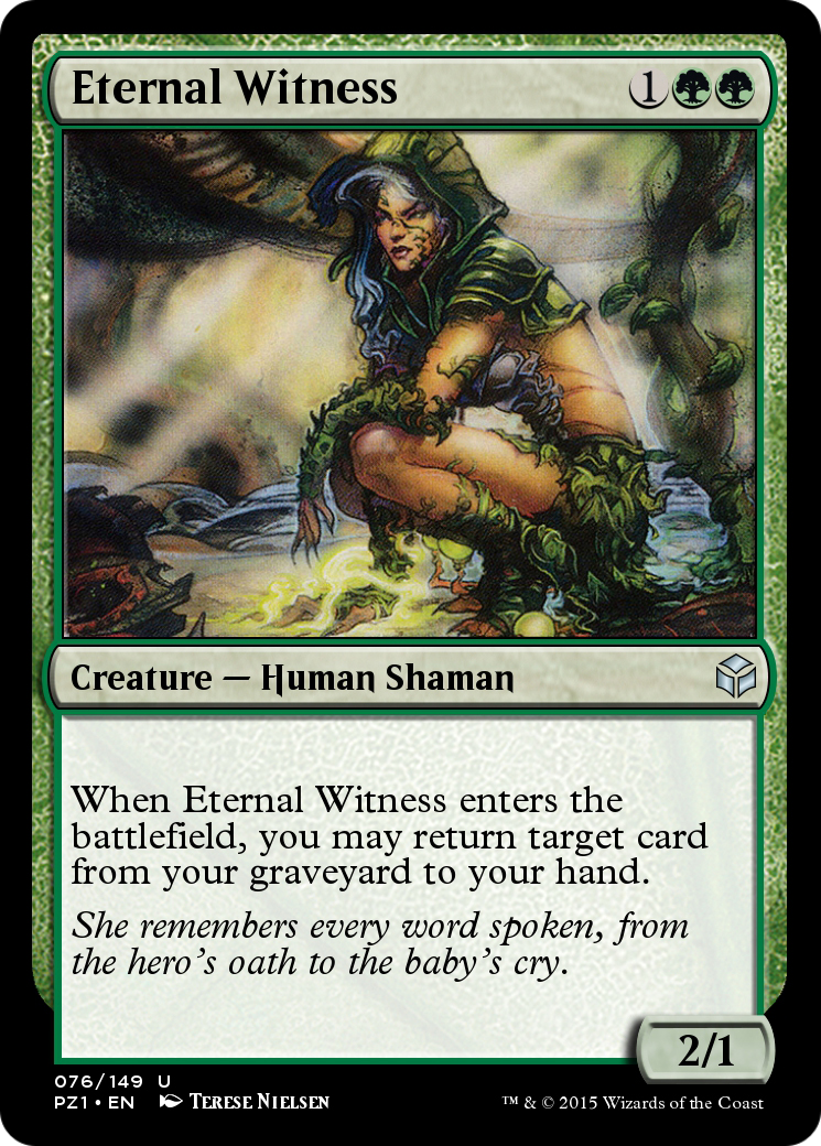 Eternal Witness (PZ1-076) [Legendary Cube Prize Pack] Foil