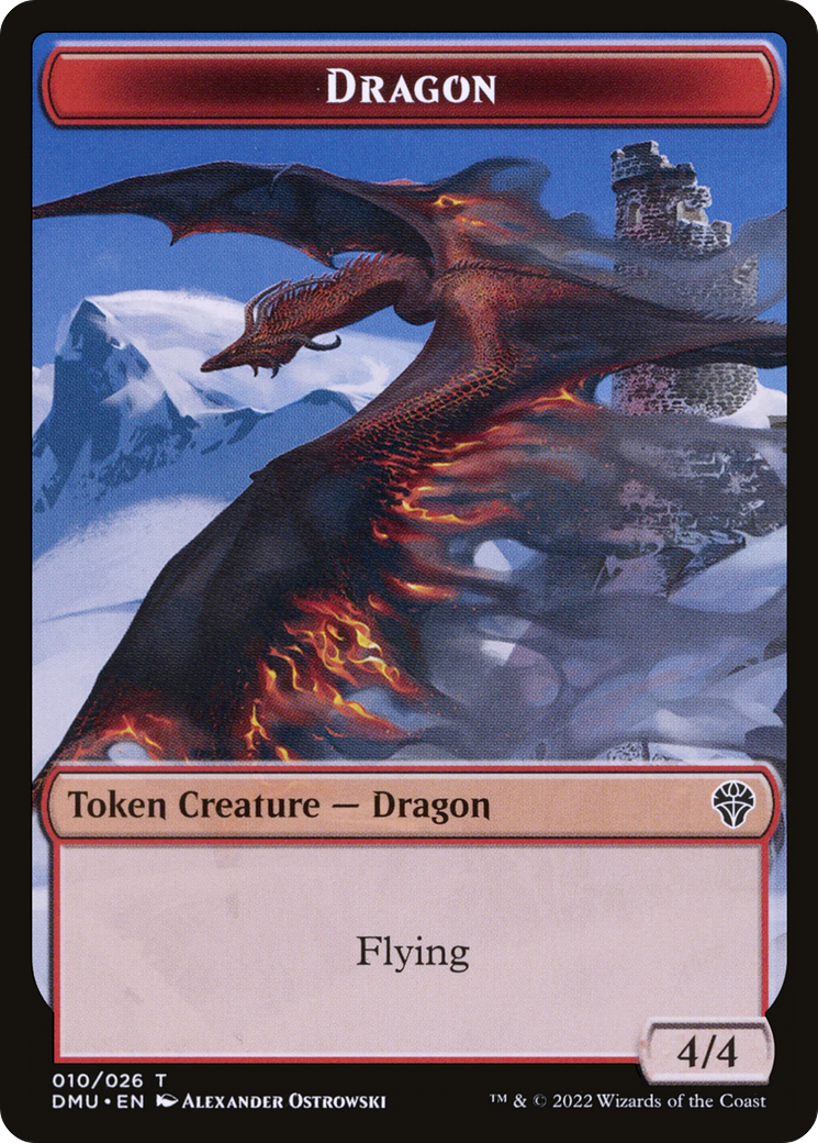 Dragon Token (DMU-010) [Dominaria United Tokens]