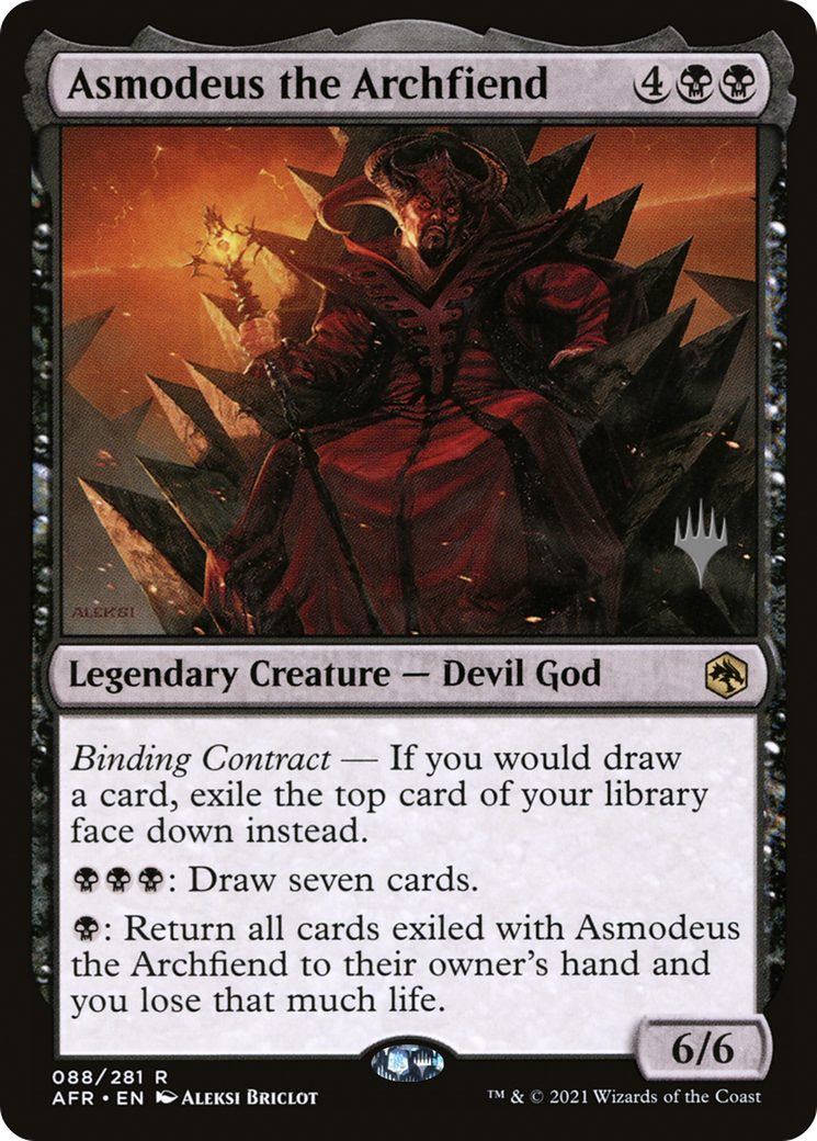 Asmodeus the Archfiend (PPAFR-088) [Promo Pack: Adventures in the Forgotten Realms Promos]