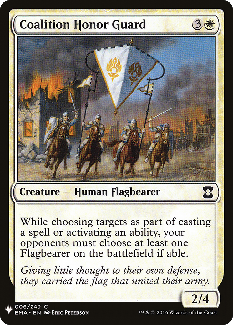 Coalition Honor Guard (LIST-006) [The List]