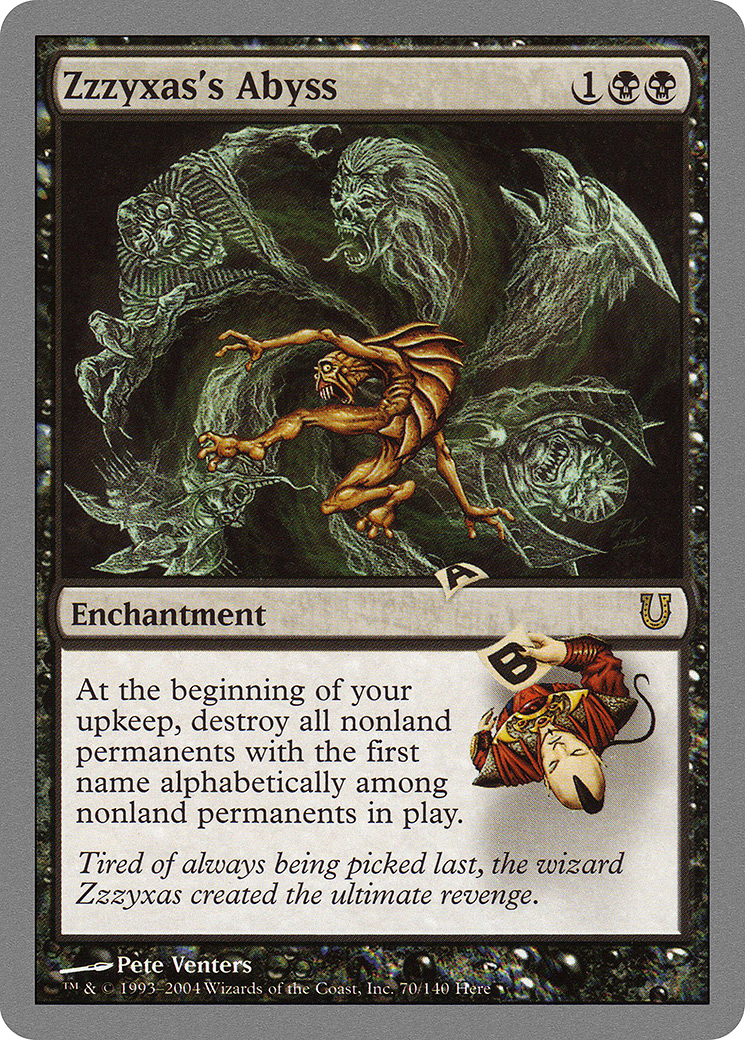 Zzzyxas's Abyss (UNH-070) [Unhinged]