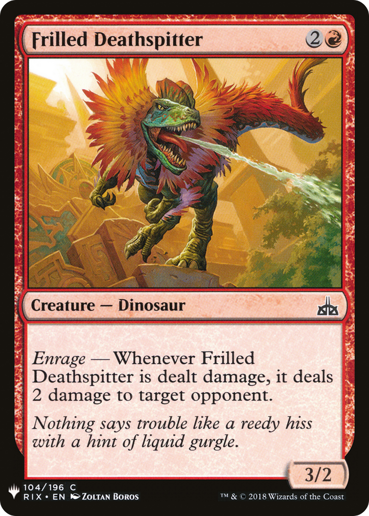 Frilled Deathspitter (LIST-104) [The List]