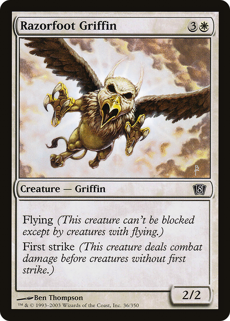 Razorfoot Griffin (8ED-036) [8th Edition] Foil