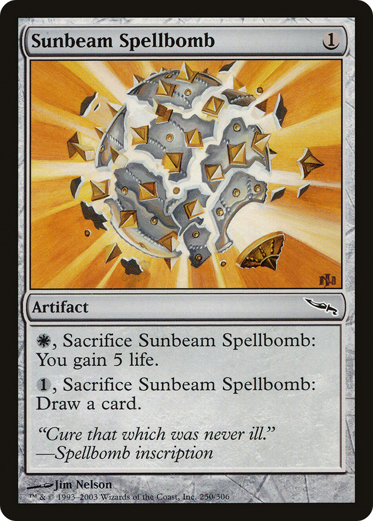 Sunbeam Spellbomb (MRD-250) [Mirrodin] Foil
