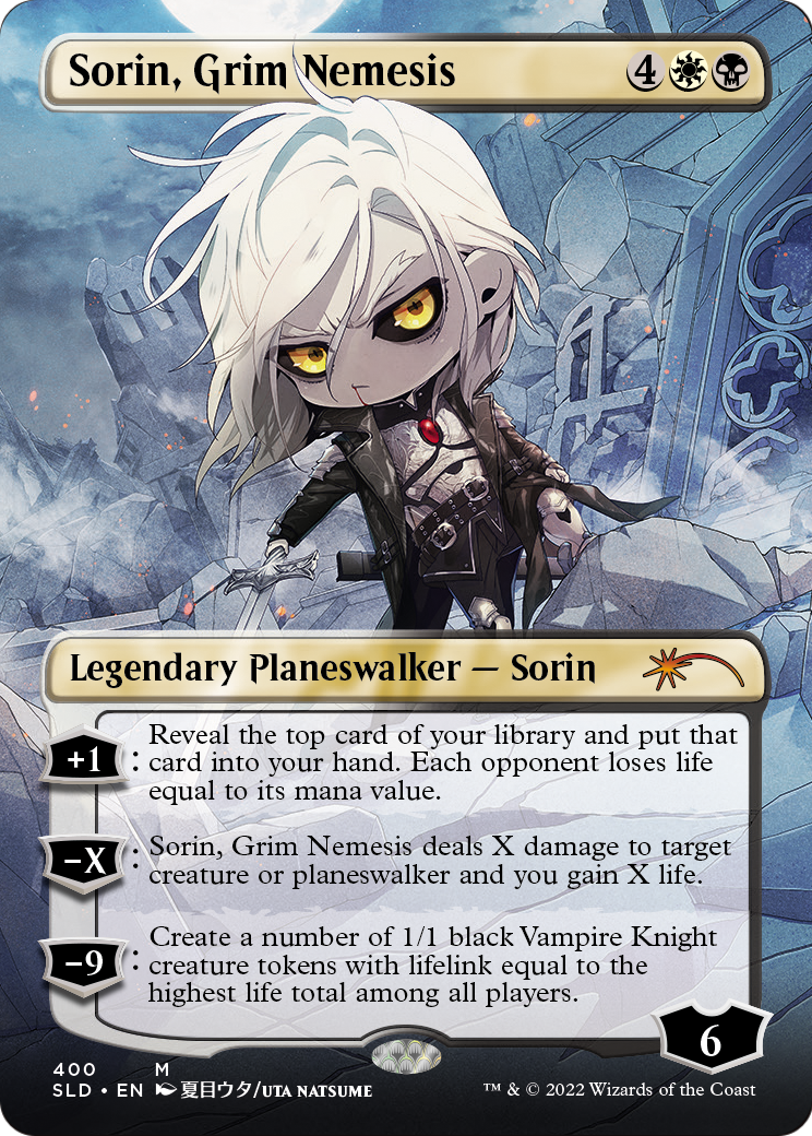 Sorin, Grim Nemesis (SLD-400) (Borderless) [Secret Lair Drop] Foil