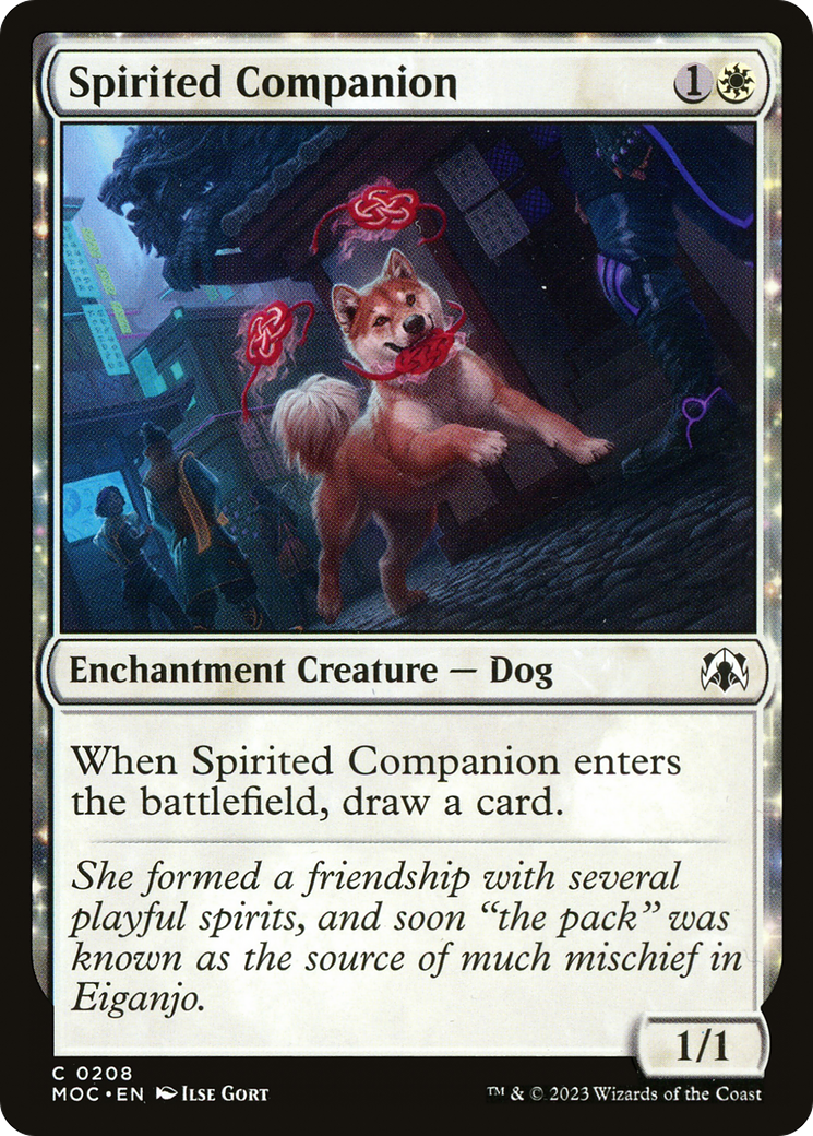 Spirited Companion (MOC-208) [March of the Machine Commander]