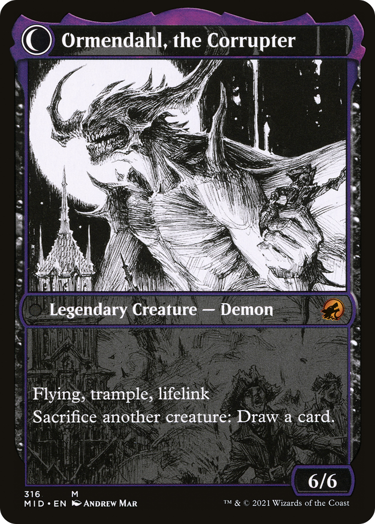 Jerren, Corrupted Bishop (Showcase) (MID-316) [Innistrad: Midnight Hunt]