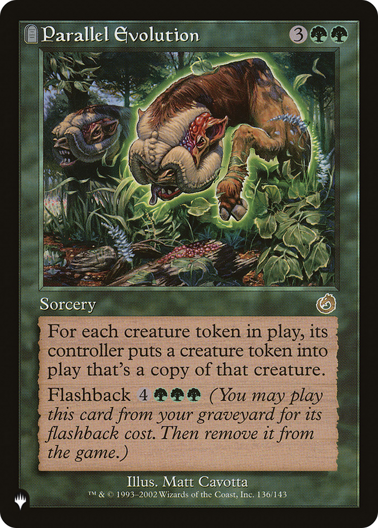 Parallel Evolution (LIST-136/143) [The List]