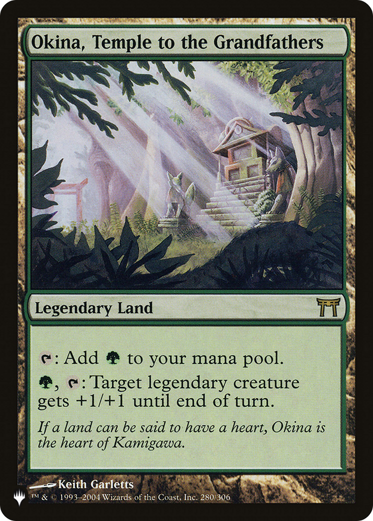 Okina, Temple to the Grandfathers (LIST-280/306) [The List]