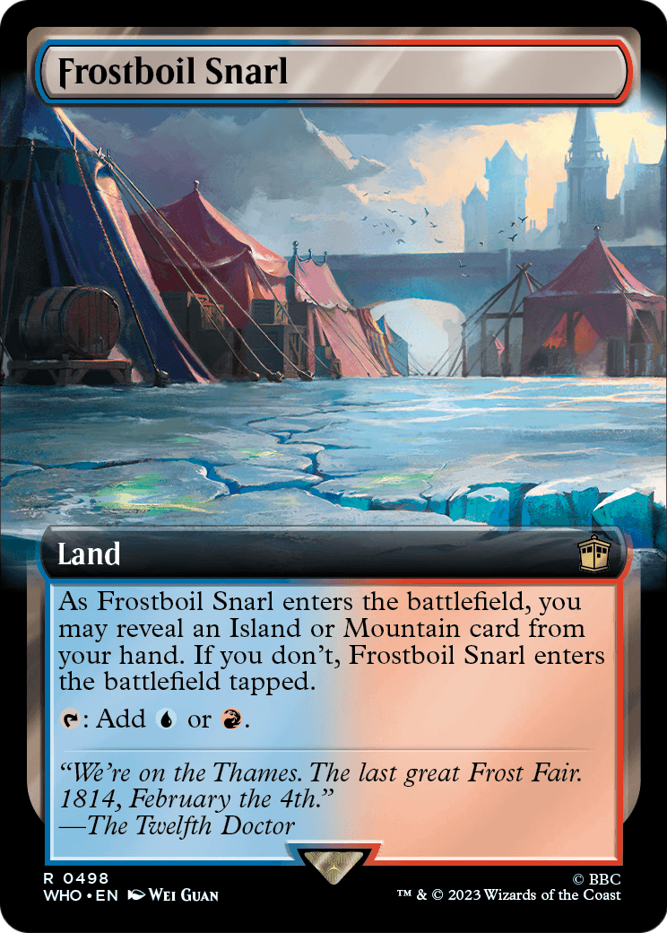 Frostboil Snarl (Extended Art) (WHO-498) [Doctor Who] Foil