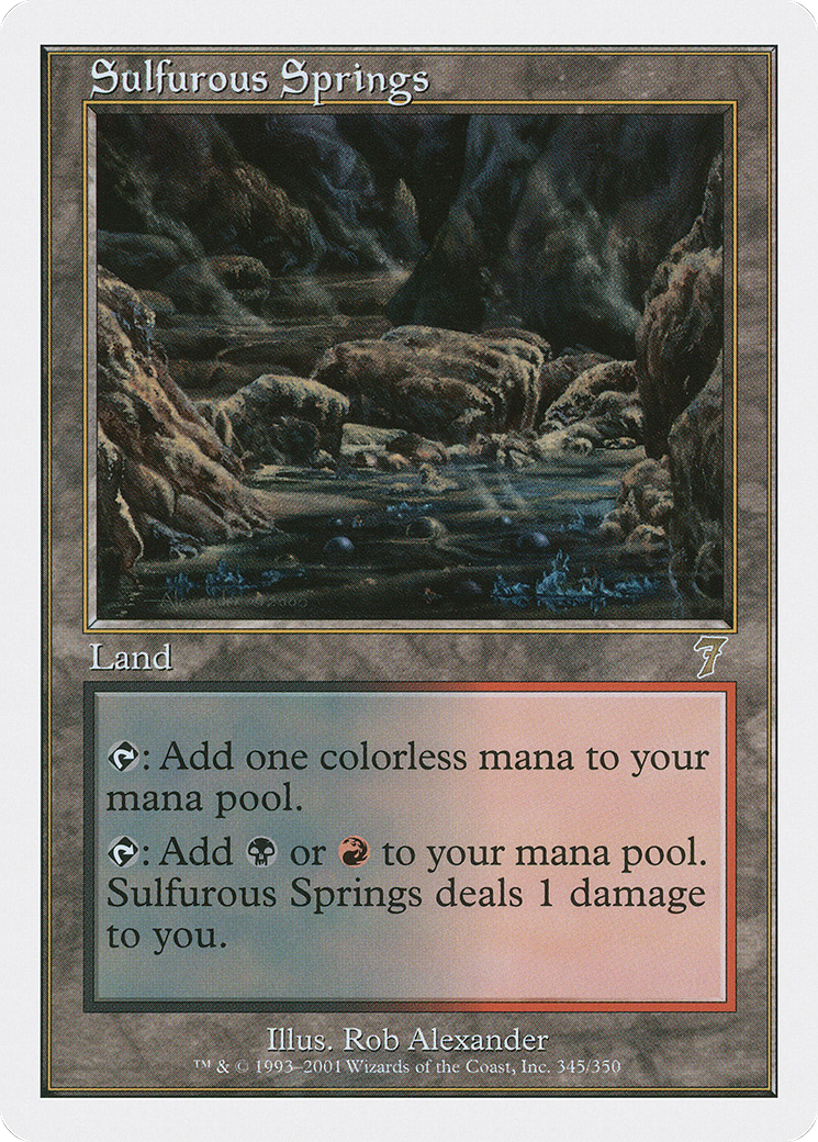 Sulfurous Springs (7ED-345) [7th Edition] Foil