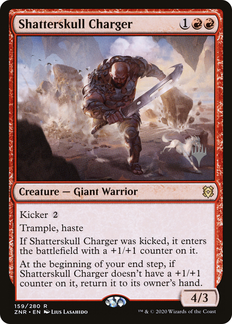 Shatterskull Charger (PPZNR-159) [Promo Pack: Zendikar Rising Promos]