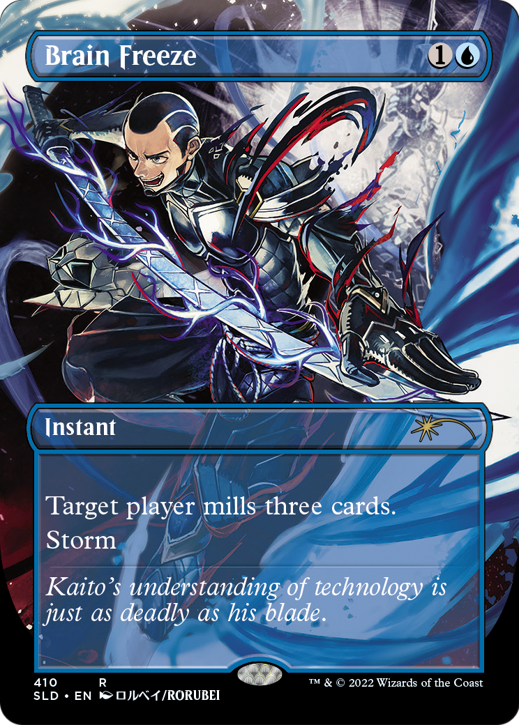 Brain Freeze (SLD-410) (Borderless) [Secret Lair Drop] Foil