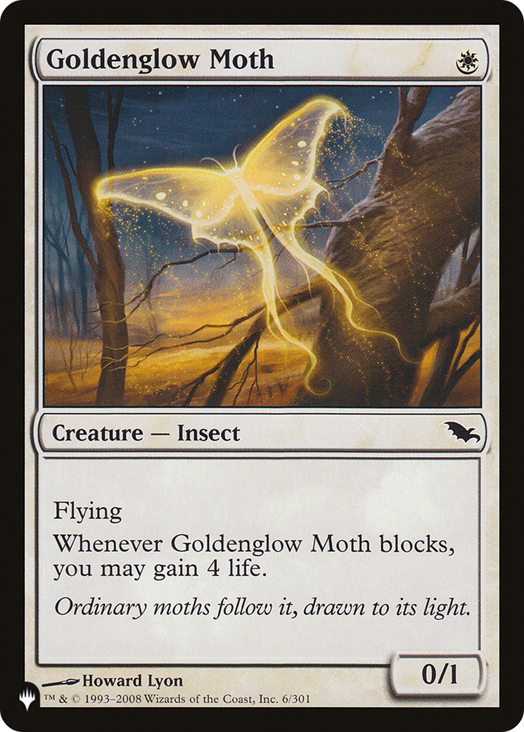Goldenglow Moth - The List [The List]