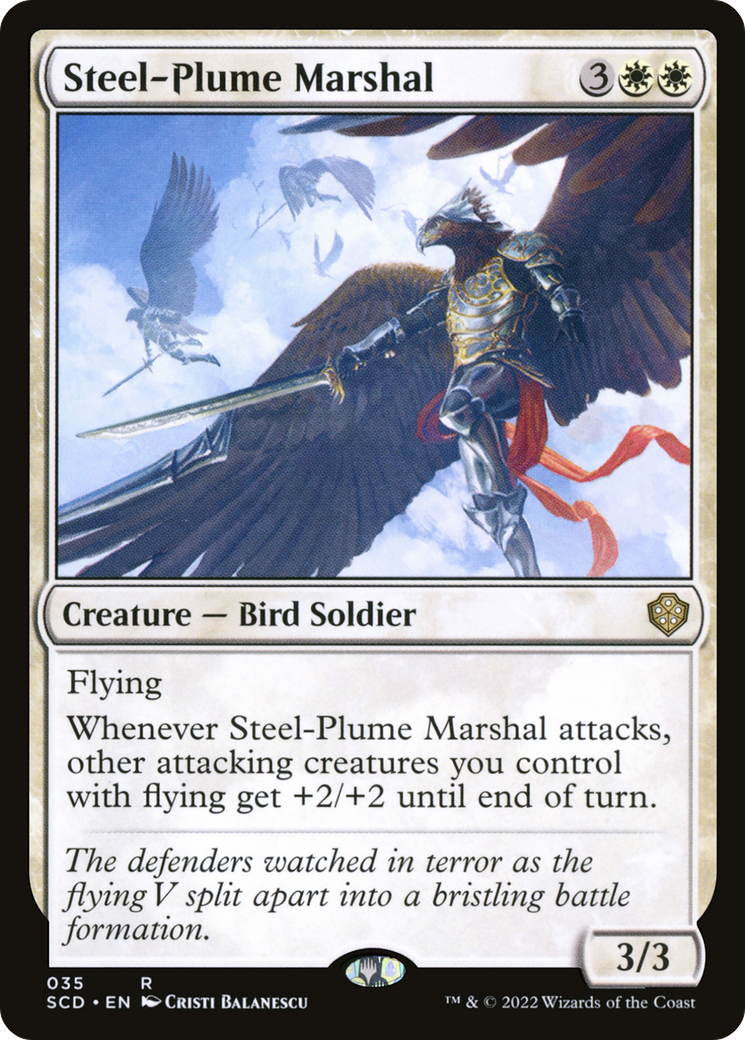 Steel-Plume Marshal (SCD-035) [Starter Commander Decks]