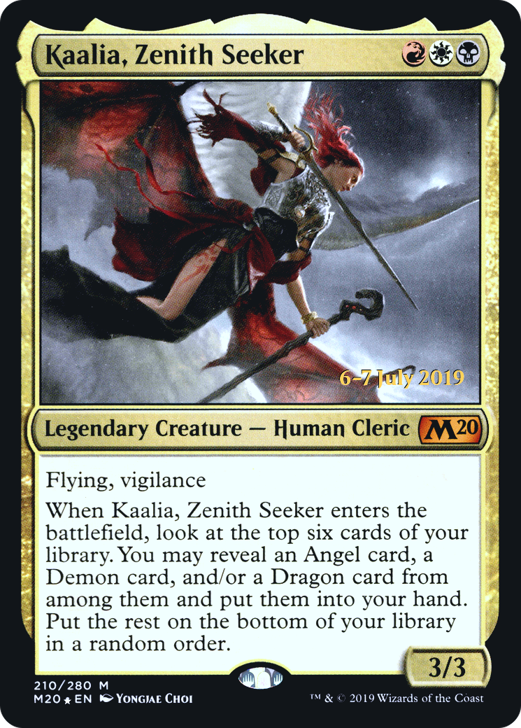 Kaalia, Zenith Seeker (PRE-210) [Core Set 2020 Promos] Foil