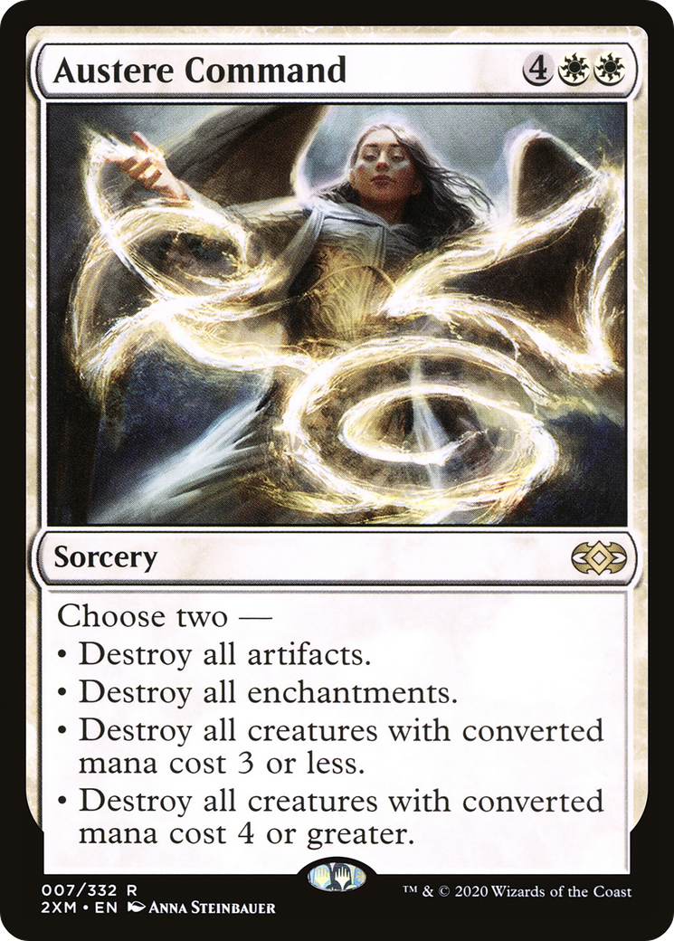 Austere Command (2XM-007) [Double Masters] Foil