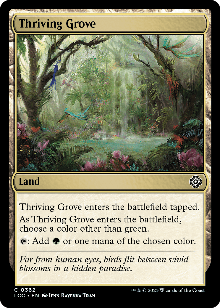 Thriving Grove [Commander: The Lost Caverns of Ixalan]