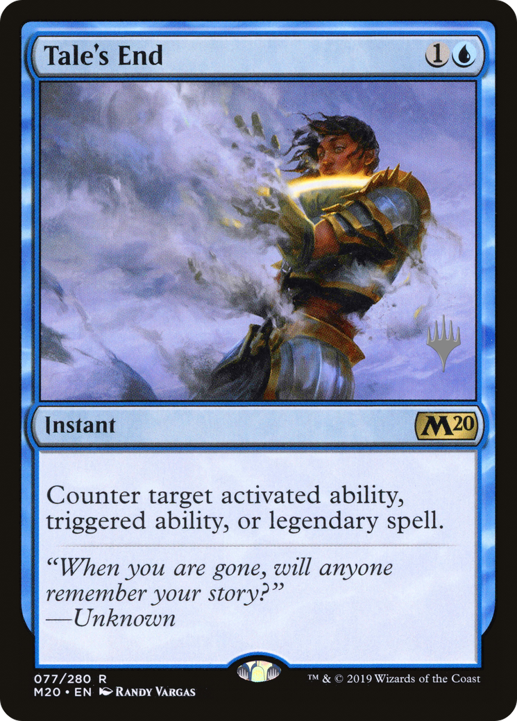 Tale's End (PPM20-077) [Promo Pack: Core Set 2020 Promos] Foil