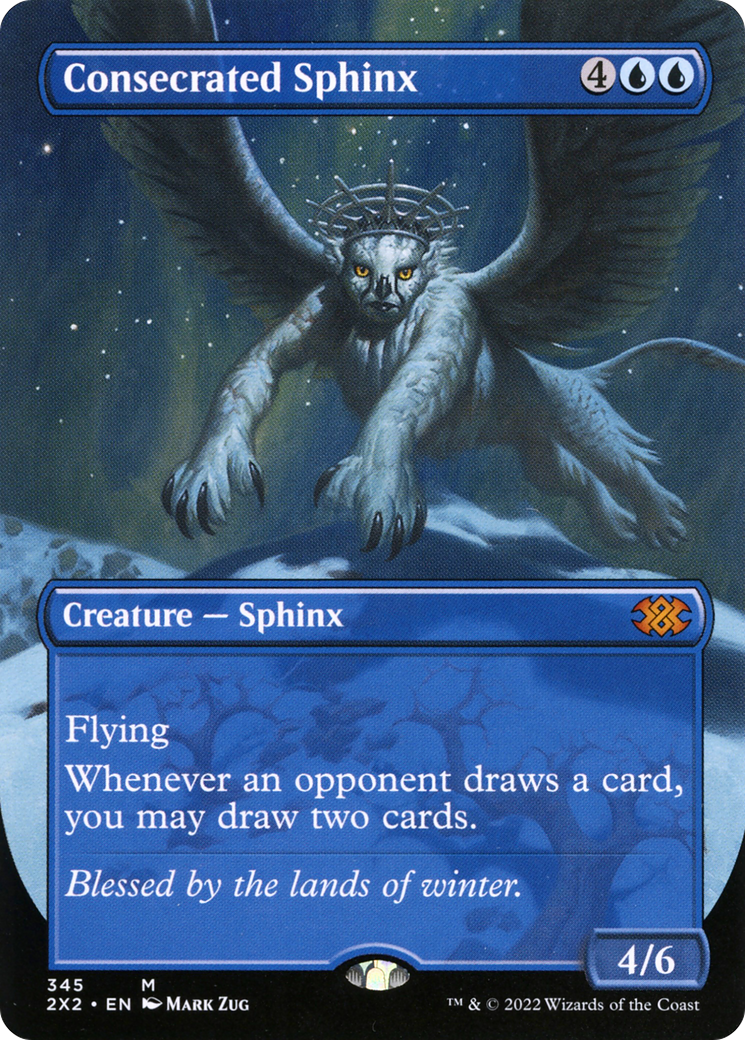 Consecrated Sphinx (Borderless) (2X2-345) [Double Masters 2022]