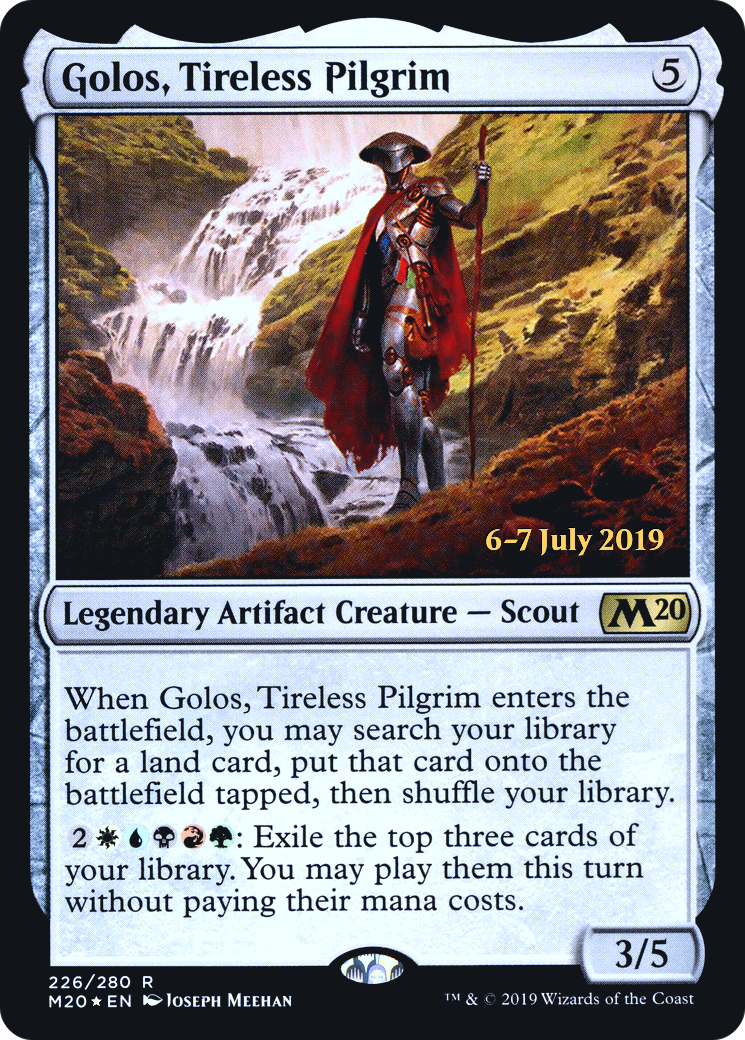 Golos, Tireless Pilgrim (PRE-226) [Core Set 2020 Promos] Foil