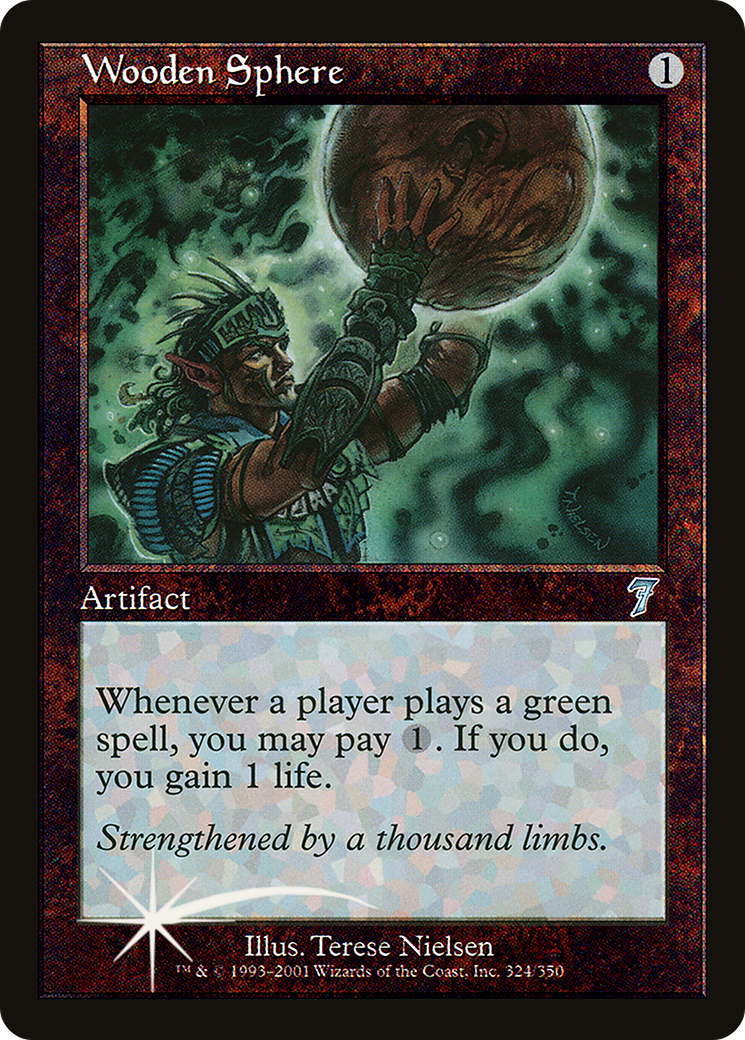 Wooden Sphere (7ED-324) [7th Edition]