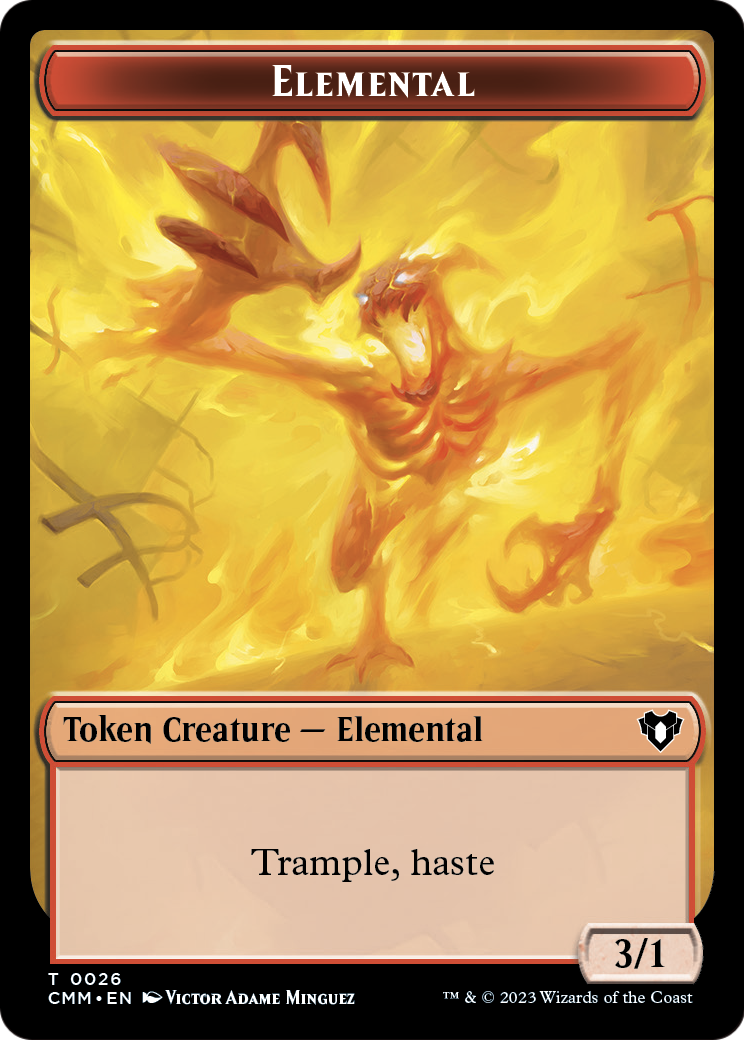 Elemental (TCMM-026) [Commander Masters Tokens] Foil