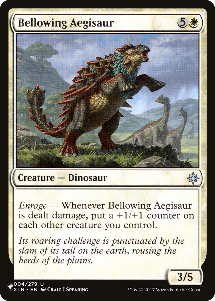 Bellowing Aegisaur (LIST-004/279) [The List]