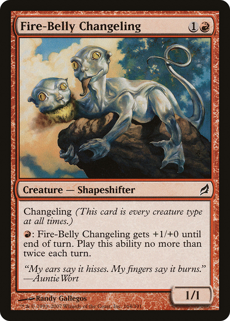 Fire-Belly Changeling (LRW-164) [Lorwyn] Foil