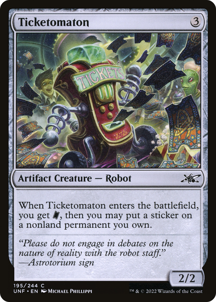 Ticketomaton - Foil [Unfinity]