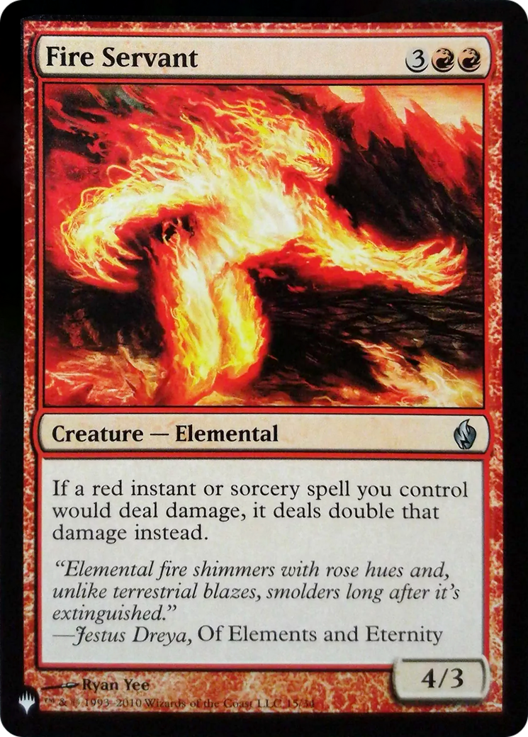 Fire Servant (LIST-15/34) [The List]