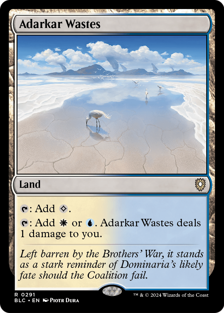 Adarkar Wastes (BLC-291) [Bloomburrow Commander]