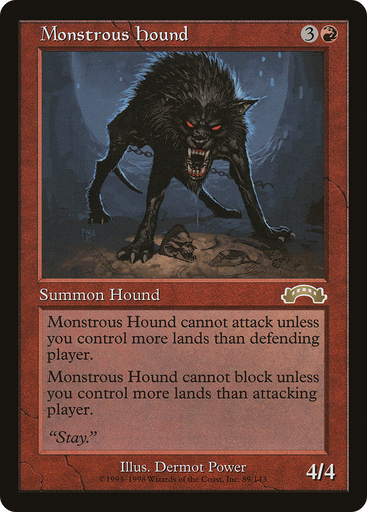 Monstrous Hound (EXO-089) [Exodus]