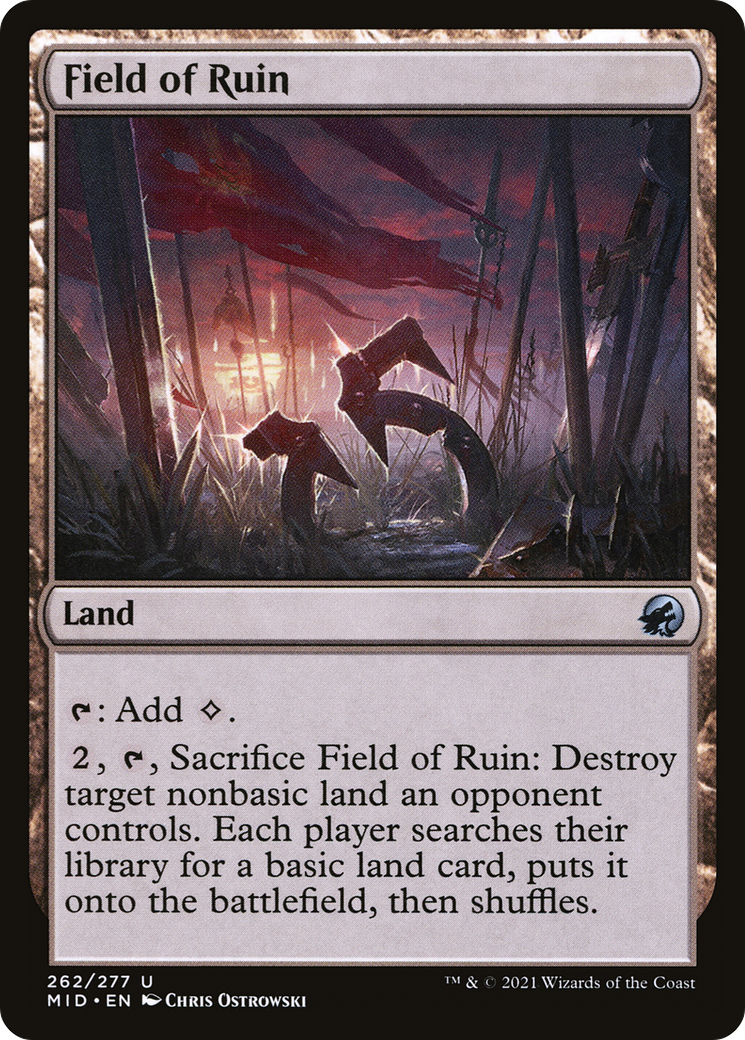 Field of Ruin (MID-262) [Innistrad: Midnight Hunt]