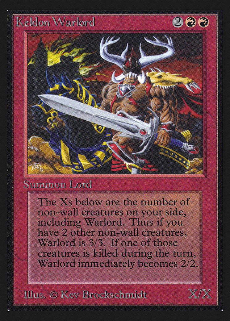 Keldon Warlord (IE) [Intl. Collectors' Edition]