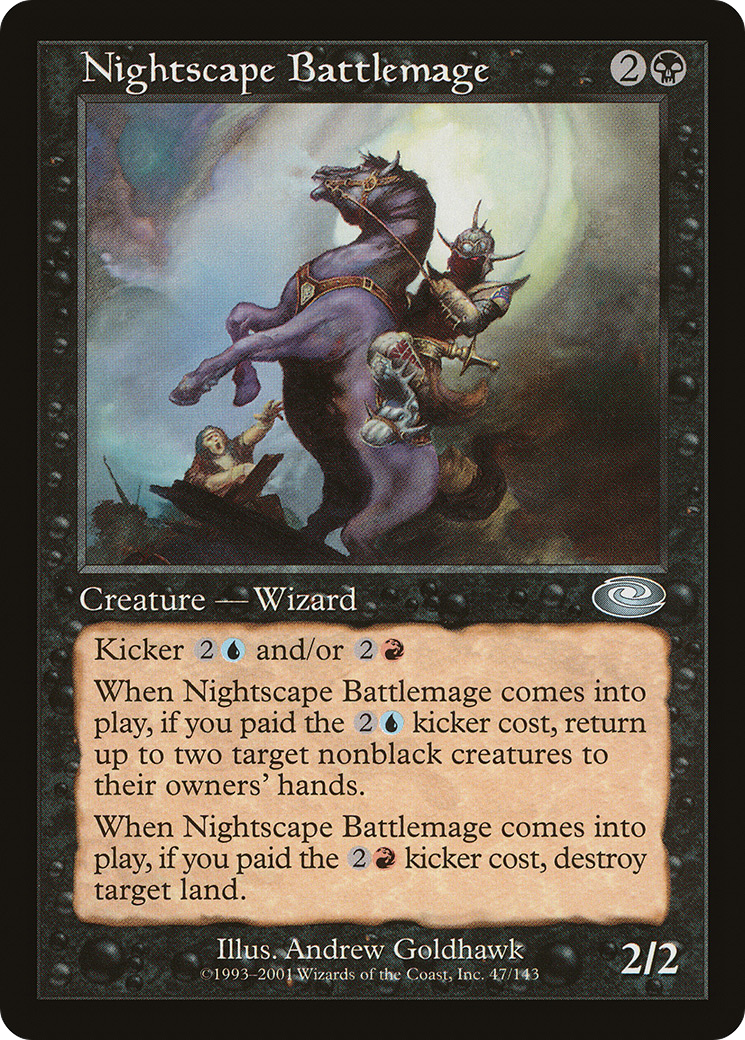 Nightscape Battlemage (PLS-047) [Planeshift] Foil