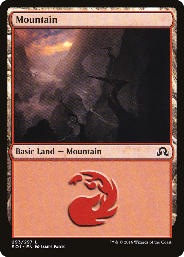 Mountain (SOI-293) [Shadows over Innistrad] Foil